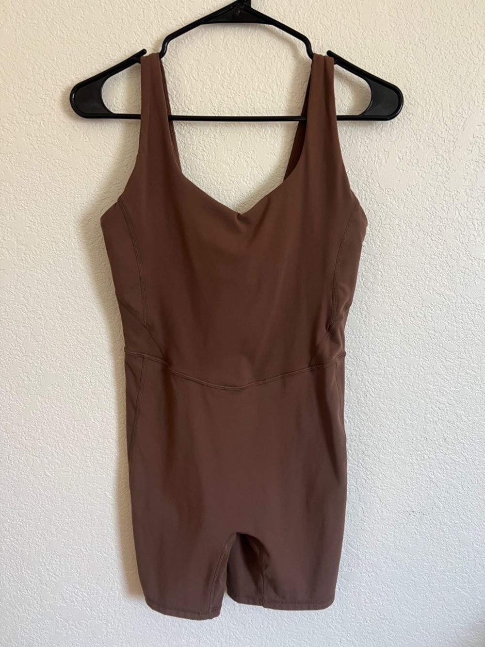 Brown Workout Romper
